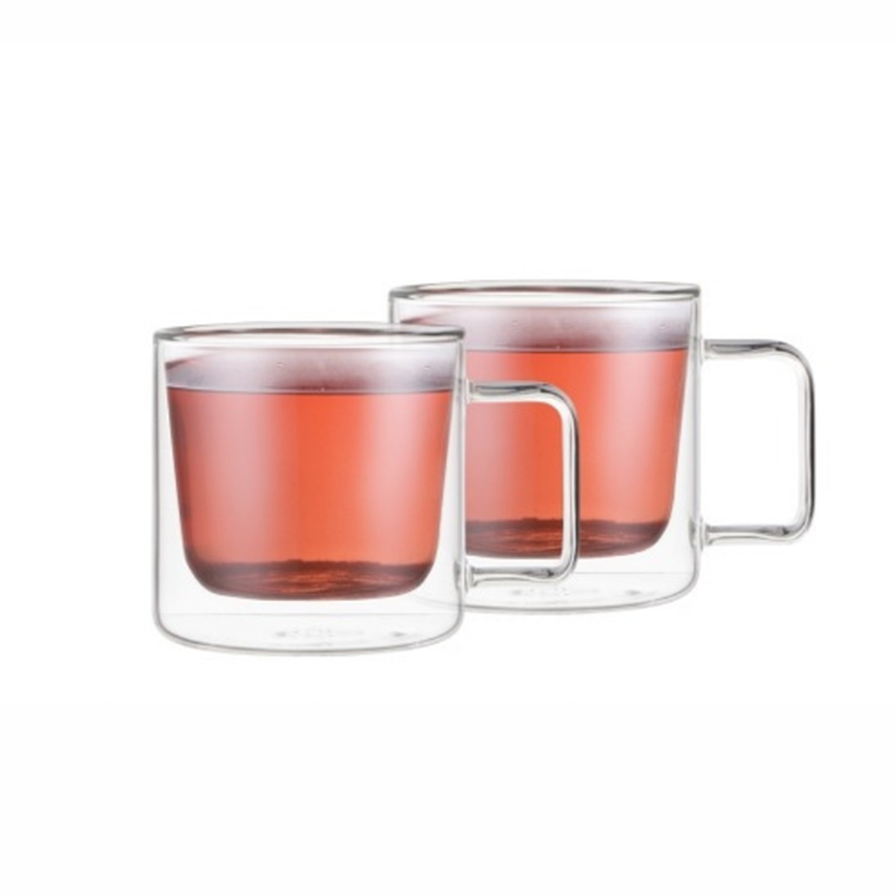 Weis Double Walled 250ml Glass Cup Set Of 2