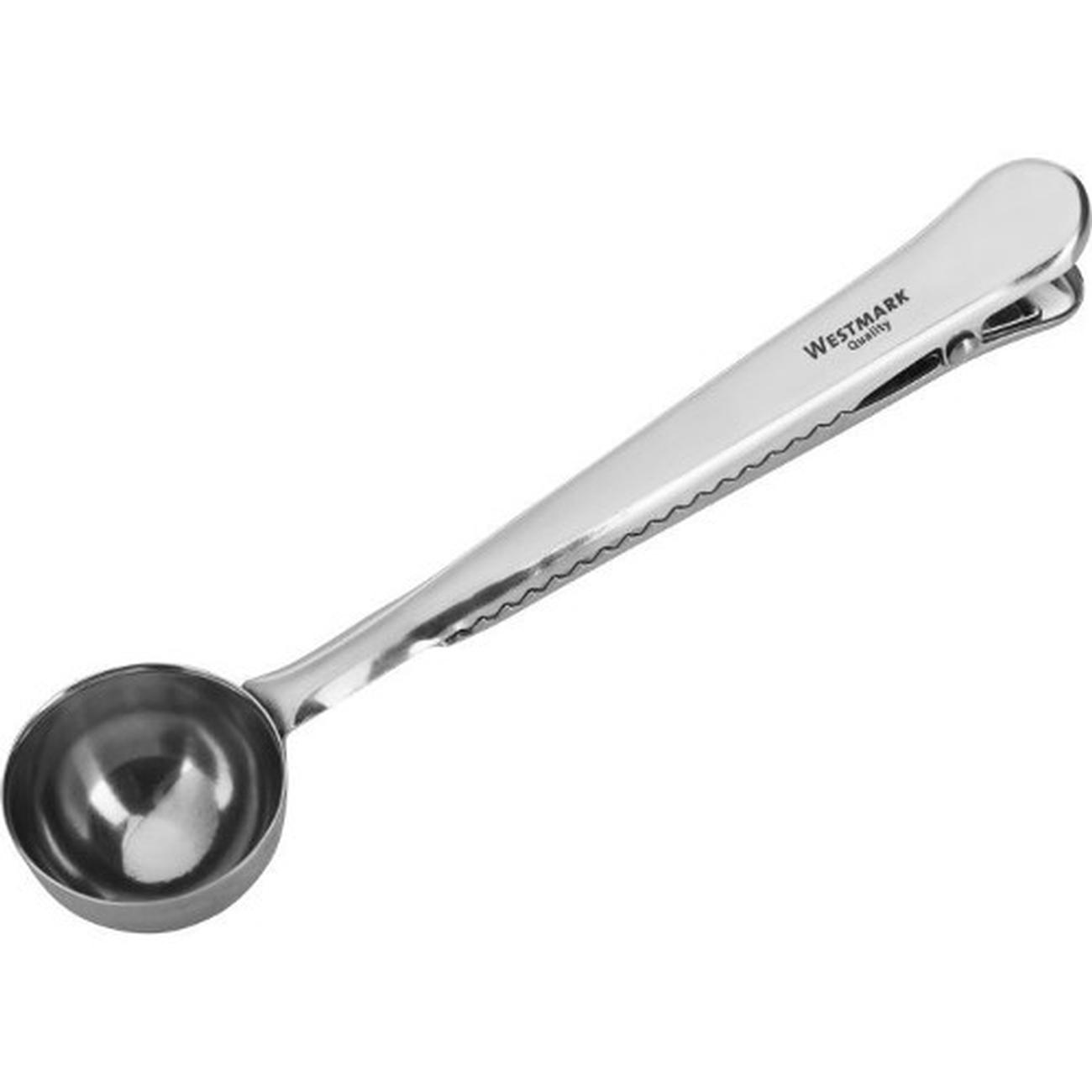 Westmark Coffee Measuring Spoon And Sealing Clip Stainless Steel 7357