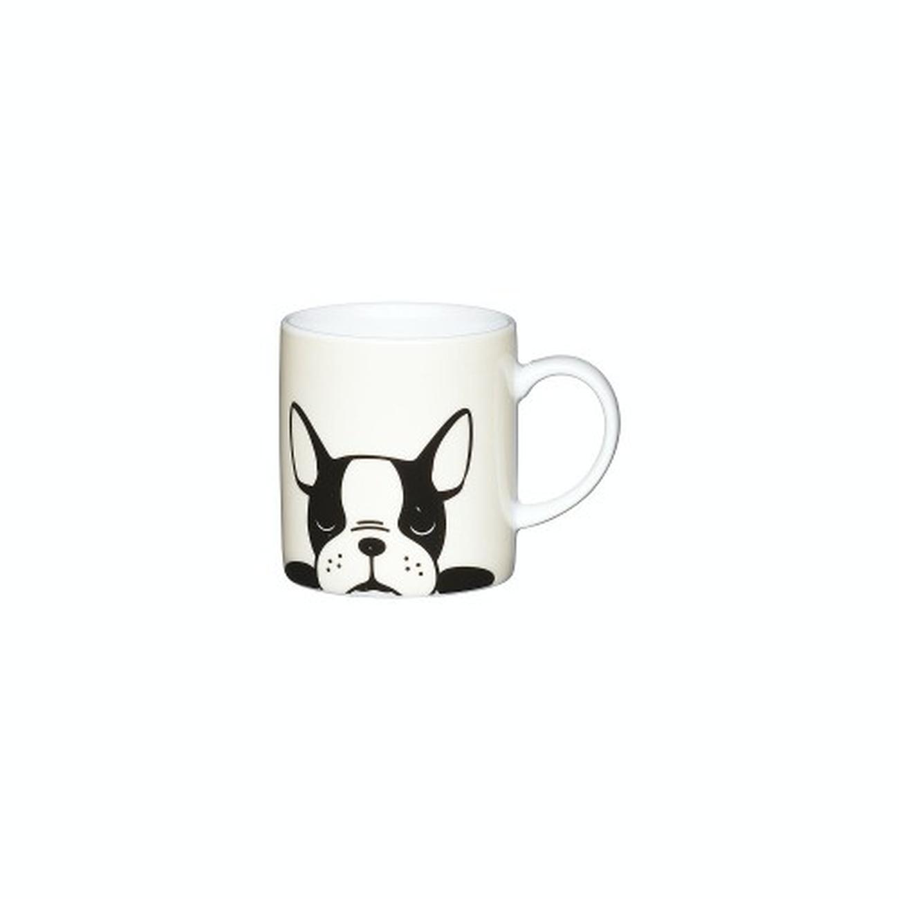 Mikasa French Bulldog Straight-Sided Porcelain Mug 280ml