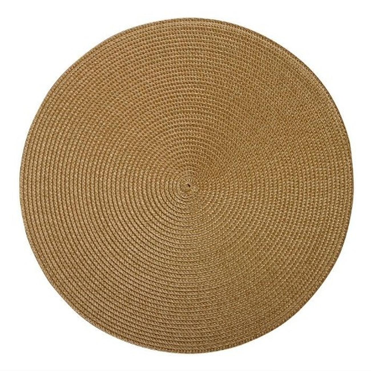 Round Placemat Beige 38cm