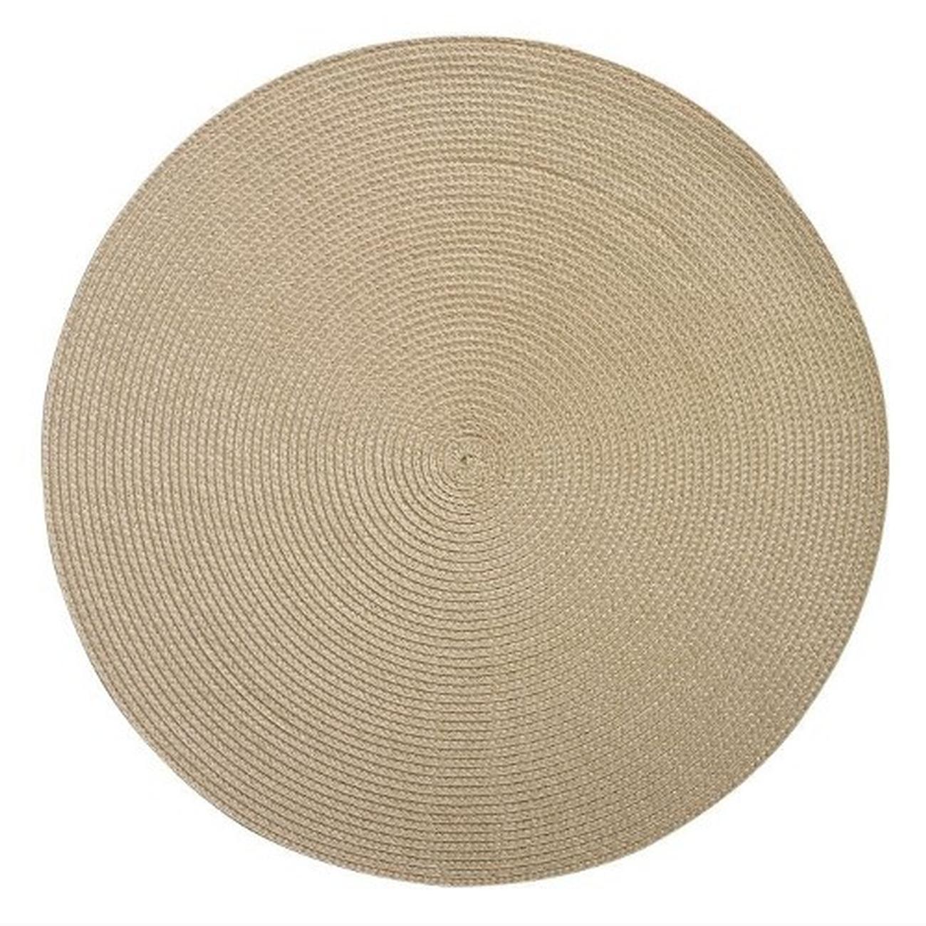 Round Placemat Ivory 38cm   RoundPlacemat38cm 