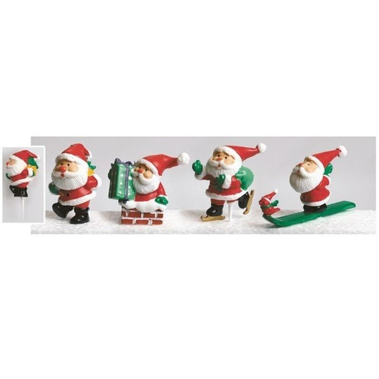 Culpitt Cake Topper Plastic Santa Is Here 60mm