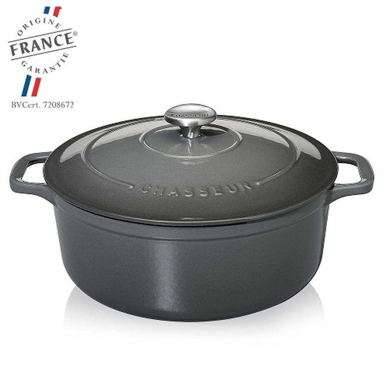 Chasseur Round 24cm Casserole Caviar