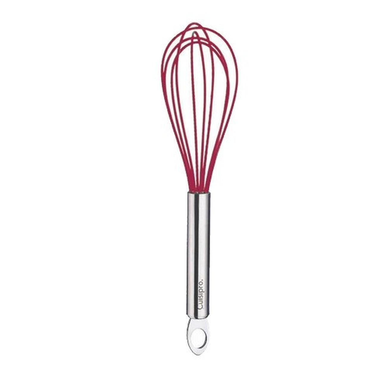 Cuisipro Silicone Coated Egg Whisk 20cm Red