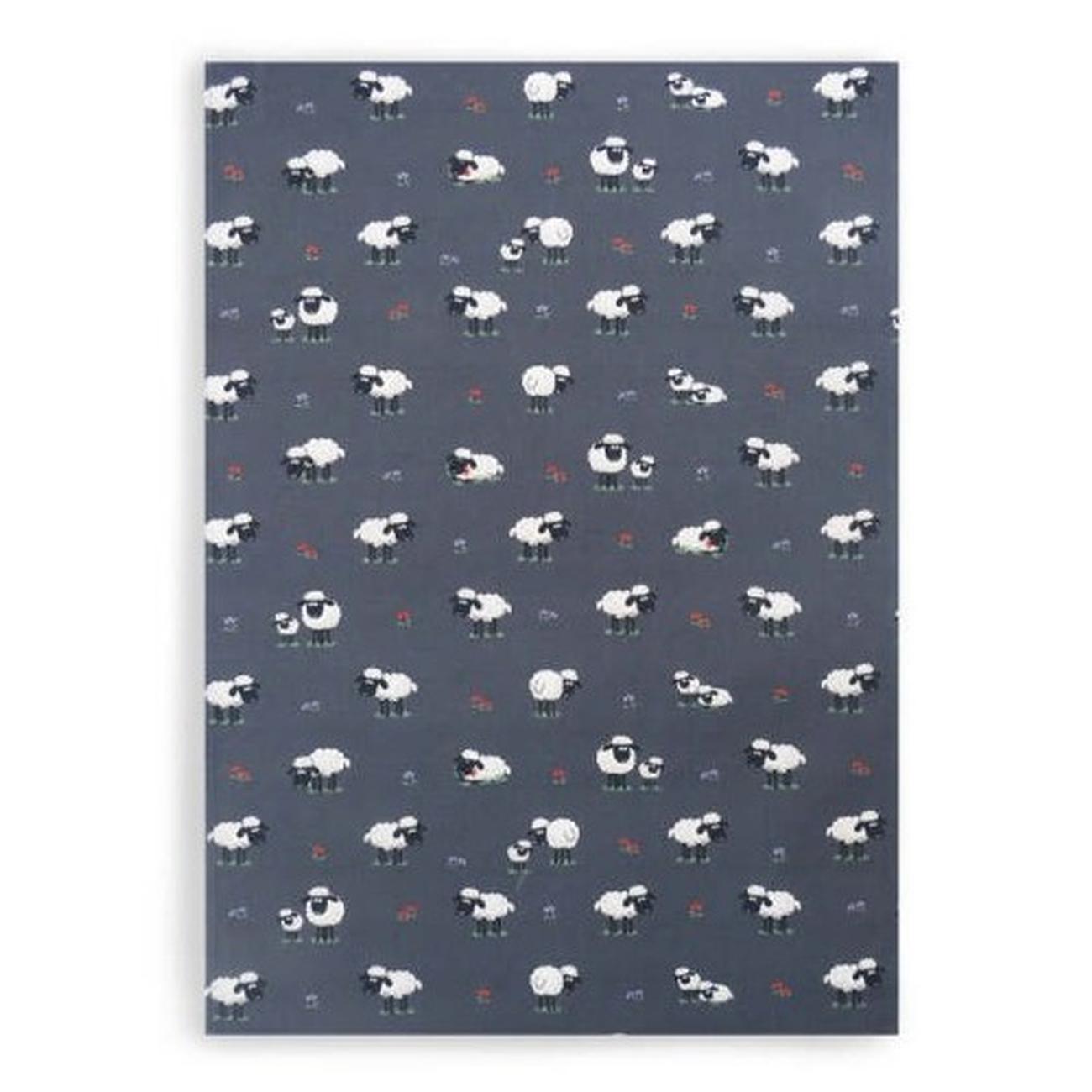 Fluffy Flock Cotton Sheep Tea Towel