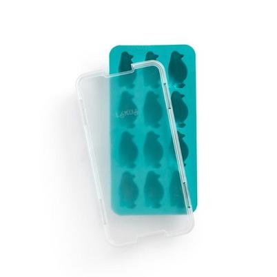 Lekue Penguin Ice Cube Tray Turquoise