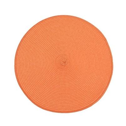 Walton & Co Circular Ribbed Placemat Pumpkin