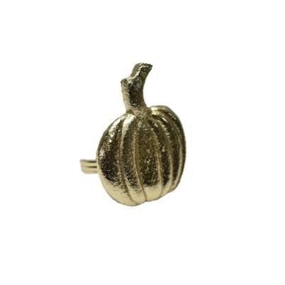 Walton & Co Pumpkin Napkin Ring Gold