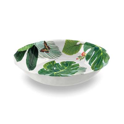 Amazon Floral Melamine Serve Bowl 35cm