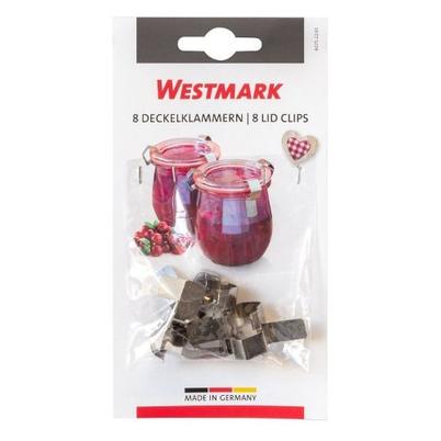 Westmark Set of 8 Canning Clamps for Weck Jars