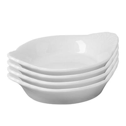Westmark Set of 4 Ceramic Tapas Dishes, Oval