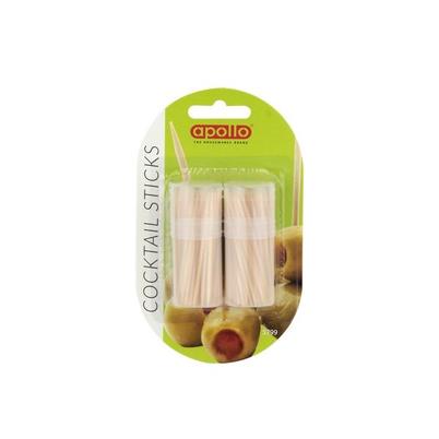 Apollo Wooden Cocktail Sticks Pack of 2