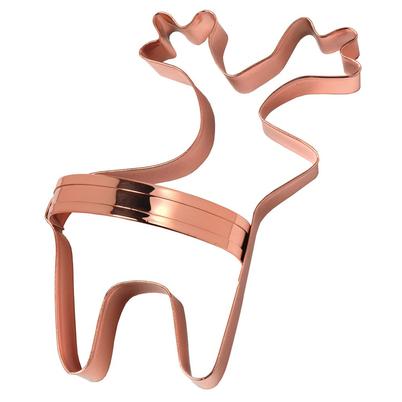 Eddingtons Vintage Design Reindeer Copper Biscuit Cutter