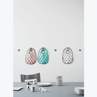 DESIGN LETTERS Pink Bib by Arne Jacobsen