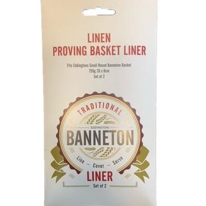 Banneton Linen Liners Small Round Set of 2