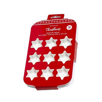 Eddingtons Festive Mold Snowflake Silicone Tray 12 Cup