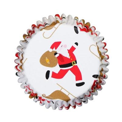 PME 30 Foil Baking Cases Santa & Sleigh