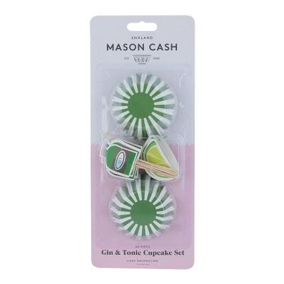 Mason Cash 48 Gin & Tonic Cupcake Cases & Toppers