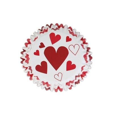 PME 30 Hearts Foil Lined Baking Cases