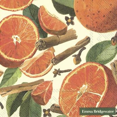 IHR Lunch Napkin Emma Bridgewater Spiced Oranges