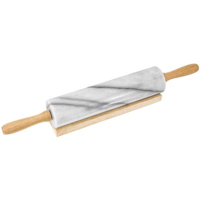 Judge Marble Rolling Pin With Wooden Stand