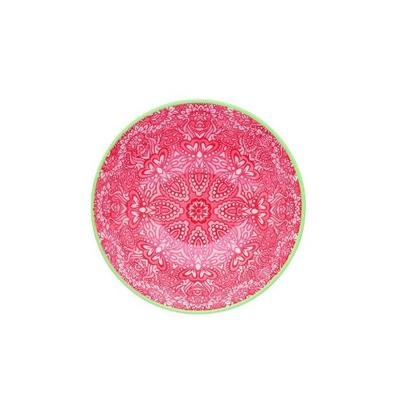 KitchenCraft Red & Pink Print Ceramic Bowl