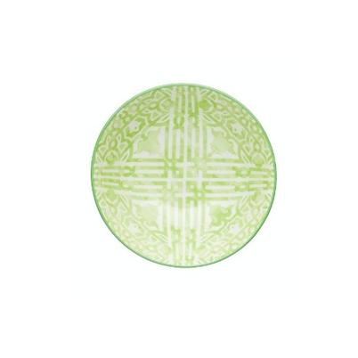 KitchenCraft Green & White Tile Ceramic Bowl