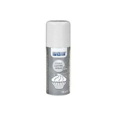 PME Edible Lustre Spray Silver 100ml