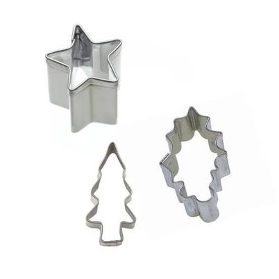 Eddingtons Christmas Set of 3 Mince Pie & Icing Cutters