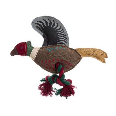 Sophie Allport Pheasant Rope Dog Toy