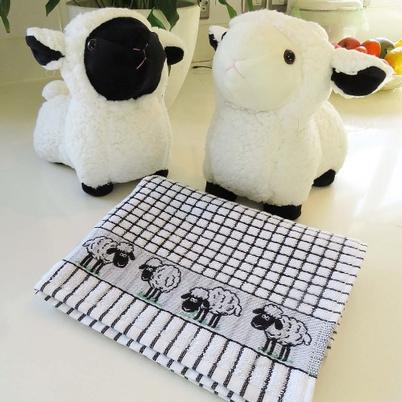Samuel Lamont Poli Dri Tea Towel Black Sheep