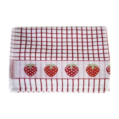 Samuel Lamont Poli Dri Tea Towel Red Strawberries