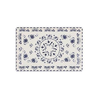 Monaco Blue Floral Rectangular Platter 30x20cm