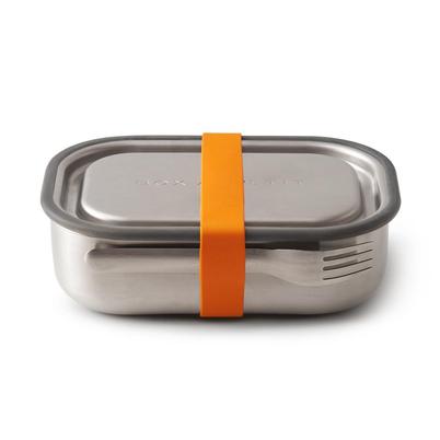 Black and Blum Stainless Steel Lunch Box Orange