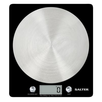 Salter Disc Electronic Digital Kitchen Scale Black