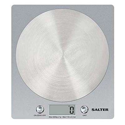 Salter Disc Electronic Digital Kitchen Scale Silver