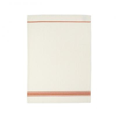 Casafina French Stripes Set of 2 Kitchen Towels Orange