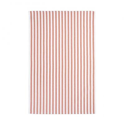 Casafina Stripes Set of 2 Kitchen Towels Orange