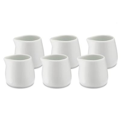 Porcelain Mini Milk Jugs Set of 6
