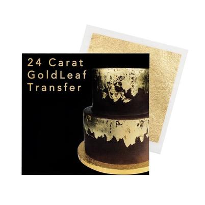 Sugarflair Colours 100% Edible 24 Carat Gold Leaf Transfer