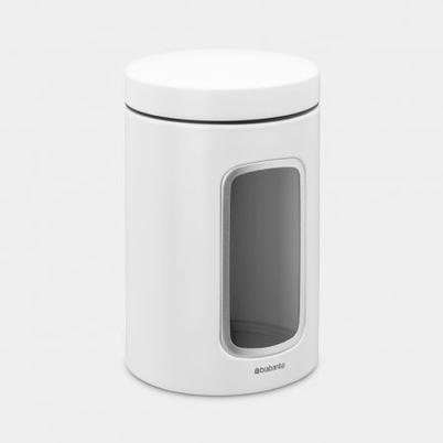 Brabantia Window Canister 1.4L White