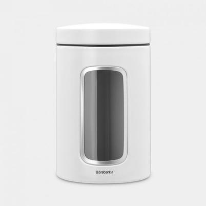 Brabantia Window Canister 1.4L White