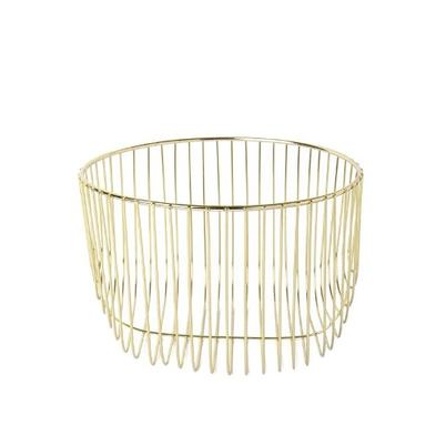 Gold Wire Basket Small