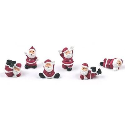 Culpitt Cake Topper Plastic Tumbling Santa 35mm