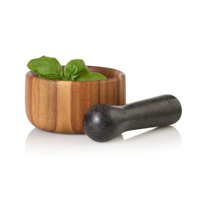 AdHoc Taru Mortar & Pestle Acacia Wood