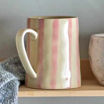 Begonia Mug Rose Stoneware