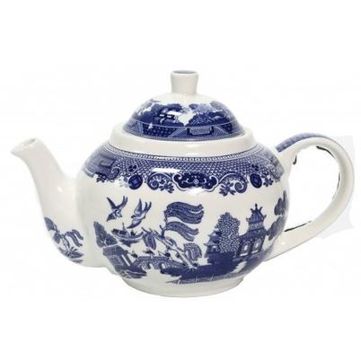 Blue Willow Teapot 1L