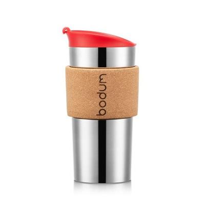 Bodum Insulated Travel Mug Red Cork 350ml