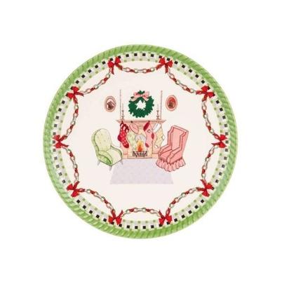 Cath Kidston Christmas Doll's House Side Plates Set of 2