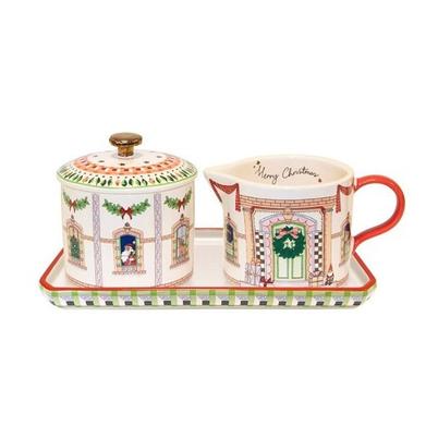 Cath Kidston Christmas Dolls House Sugar & Milk Jug Set